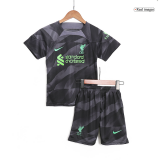 2023-2024 Liverpool Goalkeeper Football Set (Shirt + Short) Children's