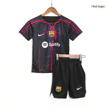 2023-2024 Barcelona Pre-Match Football Set (Shirt + Short) Children's