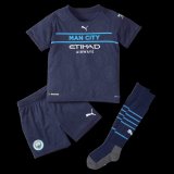 2021-2022 Manchester City Third Children's Football Shirt (Shirt+Short+Socks)