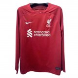 2022-2023 Liverpool Home Long Sleeve Football Shirt Men's
