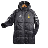 2023 Argentina Black Winter Football Jacket Men's