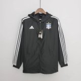 2022-2023 Colo Colo Black All Weather Windrunner Football Jacket Shirt Men's