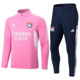 2022-2023 Olympique Lyonnais Pink Football Training Set Men's