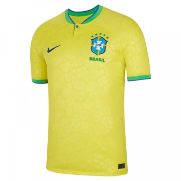 2022 FIFA World Cup Qatar Brazil Home Football Shirt Men's