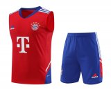 2023-2024 Bayern Munich Red Football Training Set (Singlet + Short) Men's