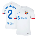 2023-2024 Barcelona Away Football Shirt Men's #JOÃO CANCELO #2