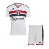 2022-2023 Sao Paulo FC Home Football Shirt (Shirt + Short) Children's