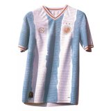 2022 Argentina White Blue Football Shirt Men's #Commemorative Edition