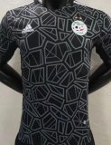 2022 Algeria GK Black Football Shirt Men's #Player Version