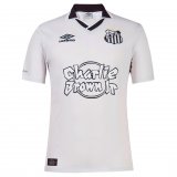 2022-2023 Santos FC White Football Shirt Men's #Charlie Brown Days of Glory