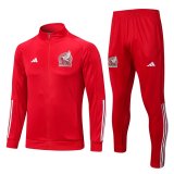 2023 Mexico Red Football Training Set (Jacket + Pants) Men's