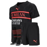 2021-2022 AC Milan Third Children's Football Shirt (Shirt+Short+Socks)