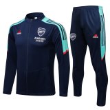 2021-2022 Arsenal Navy Football Training Set (Jacket + Pants) Men's