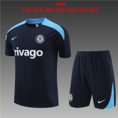 2024-2025 Chelsea Royal Football Training Set (Shirt + Short) Children's