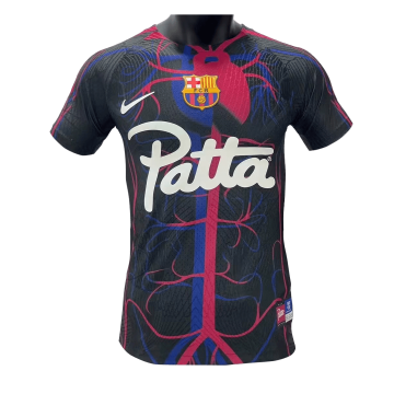 2023-2024 Barcelona x Patta Pre-Match Football Shirt Men's #Player Version