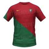 2022 Portugal Home Football Shirt Men's