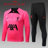 2022-2023 Liverpool Pink Football Training Set Children's