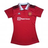 2022-2023 Manchester United Home Football Shirt Women's