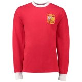 1963 Manchester United Home Long Sleeve Football Shirt Men's #Retro