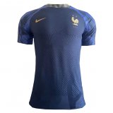 2022 France Pre-Match Royal Short Football Training Shirt Men's #Match