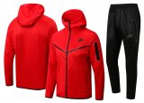 2022 NIKE Hoodie Red Football Training Set (Jacket + Pants) Men's