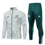 2023 Mexico White Football Training Set (Jacket + Pants) Men's