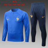 2022 France Blue Football Training Set Children's