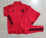 2023-2024 Flamengo Red Football Training Set (Jacket + Pants) Men's
