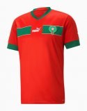 Men's 2022 Morocco Football Shirt Home