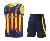 2023-2024 Barcelona Yellow Football Training Set (Singlet + Short) Men's