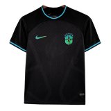 2022 Brazil Black Football Training Shirt Men's