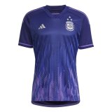 2023 Argentina 3-Star Away World Cup Champions Football Shirt Men's