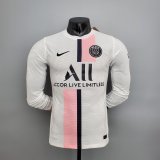 2021-2022 PSG Away Long Sleeve Men's Football Shirt #Player Version