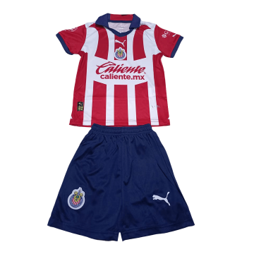 2023-2024 Chivas Home Football Set (Shirt + Short) Children's