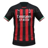 2022-2023 AC Milan Home Football Shirt Men's