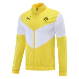2022-2023 Borussia Dortmund Yellow - White All Weather Windrunner Football Jacket Men's