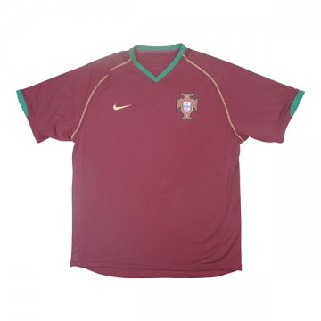 2006 Portugal Home Football Shirt Men's #Retro