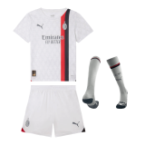 2023-2024 AC Milan Away Football Set (Shirt + Short + Socks) Children's