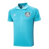 2023-2024 Palmeiras Aqua Football Polo Shirt Men's
