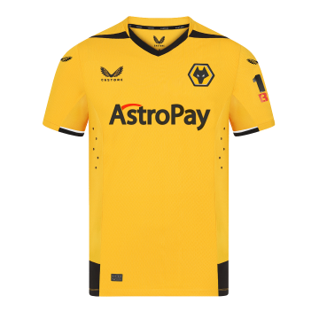 2022-2023 Wolves Home Football Shirt Men's #Player Version