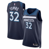 Male Minnesota Timberwolves Icon Edition Jersey 2022-2023 Navy Karl-Anthony Towns #32