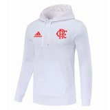 2022-2023 Flamengo Pullover Hoodie White Football Sweatshirt Men's