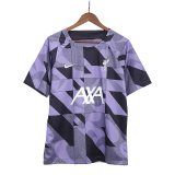 2023-2024 Liverpool Purple Pre-Match Football Shirt Men's