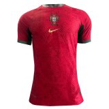 2022 Portugal Pre-Match Red Short Football Training Shirt Men's #Match
