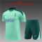 2024-2025 Tottenham Hotspur Light Green Football Training Set (Shirt + Short) Children's