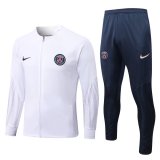 2022-2023 PSG x Jordan White Football Training Set (Jacket + Pants) Men's