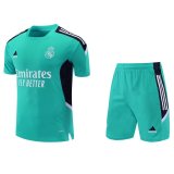 2021-2022 Real Madrid Green II Football Training Set (Shirt + Short) Men's