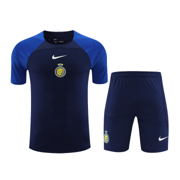 2023-2024 Al Nassr Pre-Match Football Training Set (Shirt + Shorts) Men's