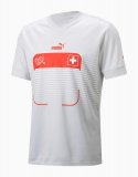 Men's 2022 Switzerland Football Shirt Away