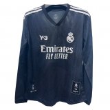 2022-2023 Real Madrid Y-3 120th Anniversary Black Long Sleeve Football Shirt Men's